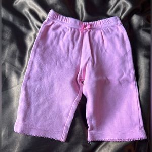 Girls pink pants 3/6 months